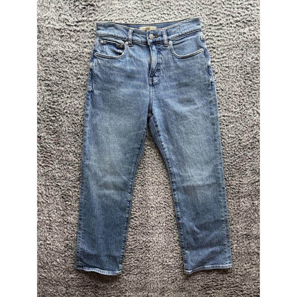 NWOT Madewell  90s Straight Jean‎ 28 Tall Enmore Wash
